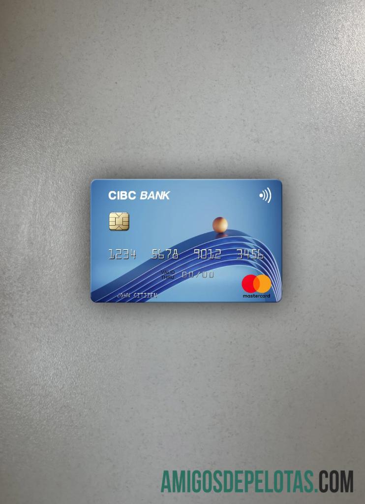 Frente Photolook do Banco CIBC Mastercard dos EUA baixar para verificação